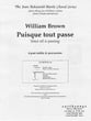 Puisque Tout Passe SSAA choral sheet music cover